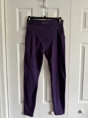 Savage X Fenty Purple Athletic Leggings with Side Pockets